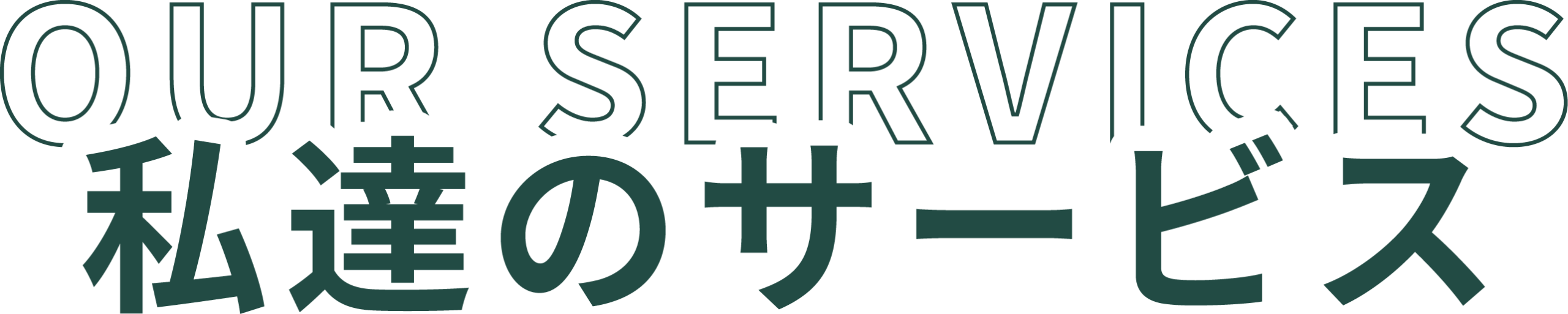私達のサービス